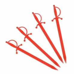 Hot Sale ???? BarMan BarConic® Sword Cocktail Picks - 3.5" - Color Options - Pack Of 250 ???? -Bar Products Shop red sword cocktail picks 700x700