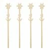 Promo ❤️ BarMan BarConic® Bamboo Sailor Swizzle Sticks - 100 Pack ????