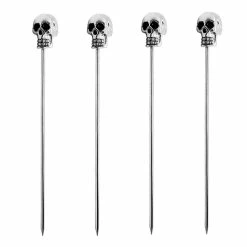 Flash Sale ???? BarMan BarConic® Skull Cocktail Picks - 4 Pack ????