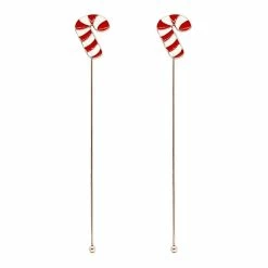 Coupon ???? BarMan Stainless Steel Stirrers - ???? Candy Cane - Set Of 2 ????
