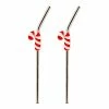 Buy ???? BarMan Stainless Steel Straws With Brush - ???? Candy Cane - Set Of 2 ????