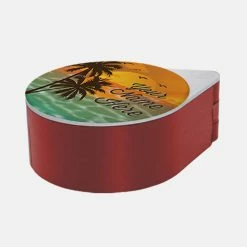 Top 10 ???? BarMan ADD YOUR NAME - Custom Glass Rimmer Lid - Sunset Design ???? -Bar Products Shop sunset red 700x700