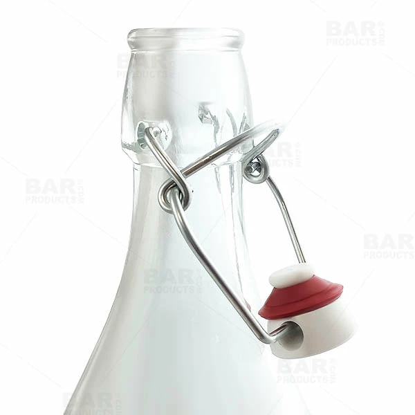 Budget ???? BarMan Square Glass Bottle W/ Swing Top - Available In 1 Liter Or 17 Ounce ???? 4 Budget ???? BarMan Square Glass Bottle W/ Swing Top - Available In 1 Liter Or 17 Ounce ???? - Image 4