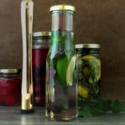 Best Pirce ???? BarMan Tall Hexagon Craft Bartending Jar W/ Gold Lid - Clear 8.5 Oz / 250ml ???? -Bar Products Shop tall hexagon craft bartending jar 8oz bpc 5 700x700