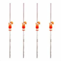 Buy ⭐ BarMan Strawtails - Cocktail Theme Options ???? -Bar Products Shop tequila sunrise straw clean 700x700