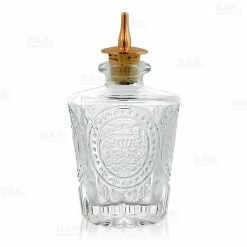 Best Sale ???? BarMan BarConic® Antique Bitters Bottle W/ Copper Plated Dasher Cork - 4 Oz ????