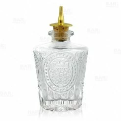 Best reviews of ???? BarMan BarConic® Antique Bitters Bottle W/ Gold Plated Dasher Cork - 4 Oz ????