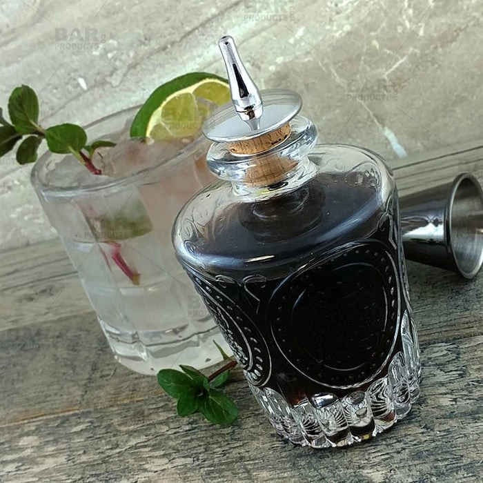 Top 10 ???? BarMan BarConic® Antique Bitters Bottle W/ Stainless Steel Dasher Cork - 4 Oz ???? 2 Top 10 ???? BarMan BarConic® Antique Bitters Bottle W/ Stainless Steel Dasher Cork - 4 Oz ???? - Image 2