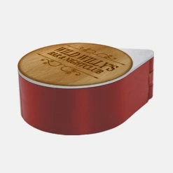 Wholesale ✔️ BarMan ADD YOUR NAME - Custom Glass Rimmer Lid - Wood Design ???? -Bar Products Shop wood red 1 700x700