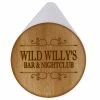Wholesale ✔️ BarMan ADD YOUR NAME - Custom Glass Rimmer Lid - Wood Design ????