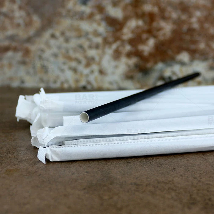 Buy ???? BarMan BarConic® "Eco-Friendly" Wrapped Paper Straws - 7 3/4" Solid Black - Packs Of 100 ???? 5 Buy ???? BarMan BarConic® "Eco-Friendly" Wrapped Paper Straws - 7 3/4" Solid Black - Packs Of 100 ???? - Image 5