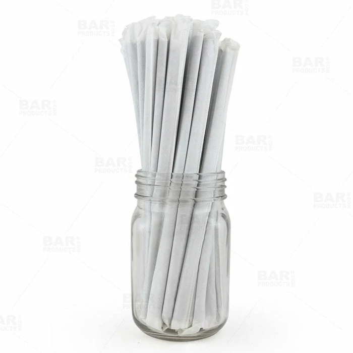 Buy ???? BarMan BarConic® "Eco-Friendly" Wrapped Paper Straws - 7 3/4" Solid Black - Packs Of 100 ???? 1 Buy ???? BarMan BarConic® "Eco-Friendly" Wrapped Paper Straws - 7 3/4" Solid Black - Packs Of 100 ????