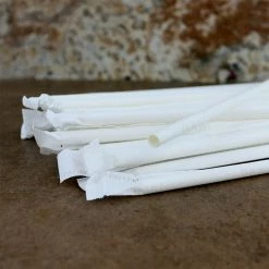 New ⭐ BarMan BarConic® "Eco-Friendly" Wrapped Paper Straws - 7 3/4" Solid White - Packs Of 100 ⌛ -Bar Products Shop wrapped paper straws white bpc 3 700x700