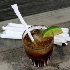 New ⭐ BarMan BarConic® "Eco-Friendly" Wrapped Paper Straws - 7 3/4" Solid White - Packs Of 100 ⌛ -Bar Products Shop wrapped paper straws white bpc 5 700x700